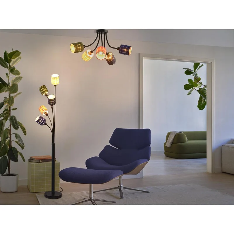 OSRAM DECOR Lampada da soffitto Decor Felt Tessitura Barattoli, 5xE14