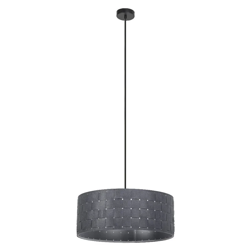 OSRAM DECOR Lampada a sospensione Decor Felt Tessitura grigio scuro, 3xE27