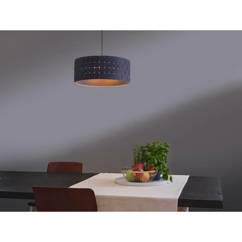 OSRAM DECOR Lampada a sospensione Decor Felt Tessitura grigio scuro, 3xE27