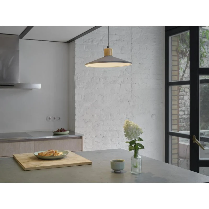 OSRAM DECOR Lampada a sospensione in cemento legno beton, E27, 320 mm