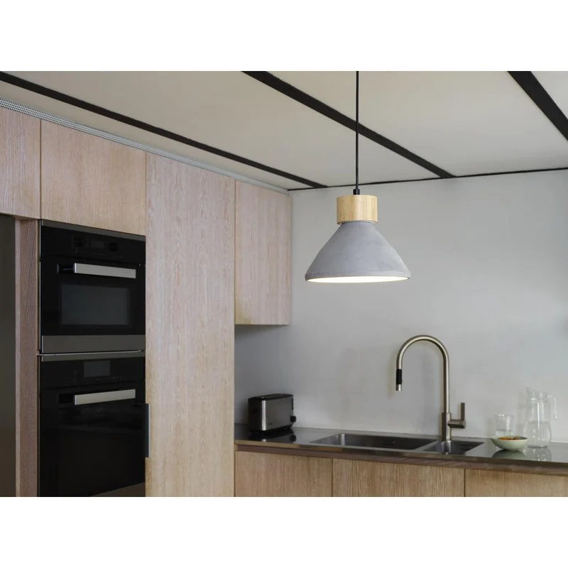 OSRAM DECOR Concrete Wood Beton Lampada a sospensione, E27, 220 mm