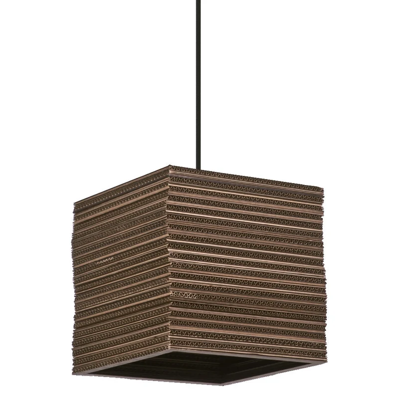 OSRAM DECOR Lampada a sospensione Decor Cartone Quadrato marrone, E27