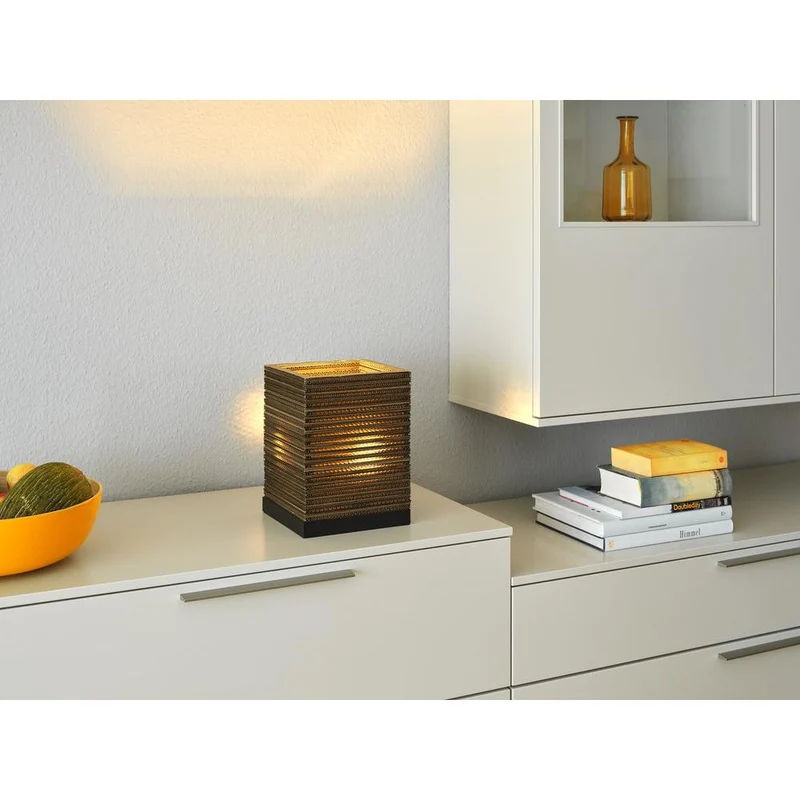 OSRAM DECOR Lampada da tavolo Decor Cartone Quadrato marrone, E27