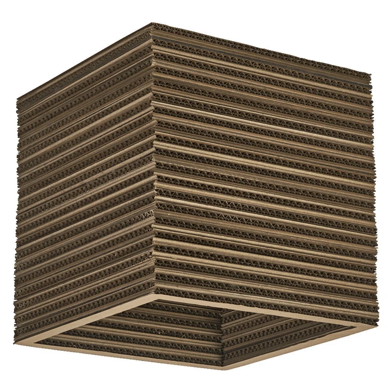 OSRAM DECOR Lampada da soffitto Decor Cartone Quadrato marrone, E27