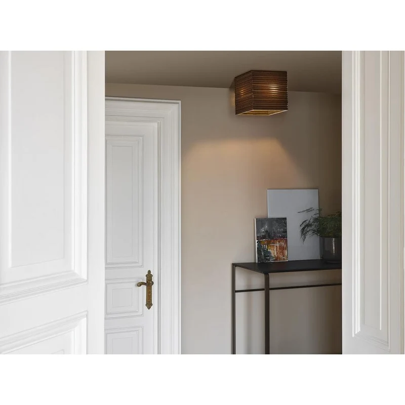 OSRAM DECOR Lampada da soffitto Decor Cartone Quadrato marrone, E27