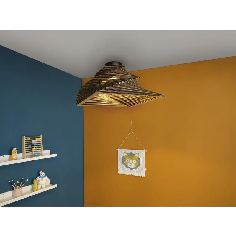 OSRAM DECOR Lampada da soffitto Decor Cartone Quadrato Girevole marrone