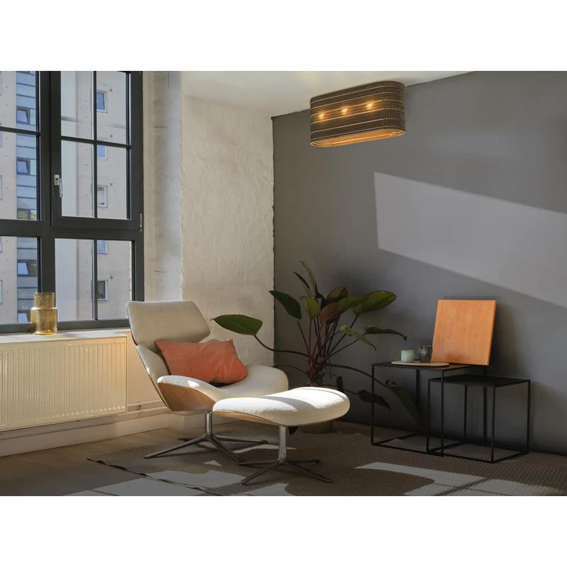 OSRAM DECOR Lampada da soffitto Decor Cartone Ovale marrone, 3xE27