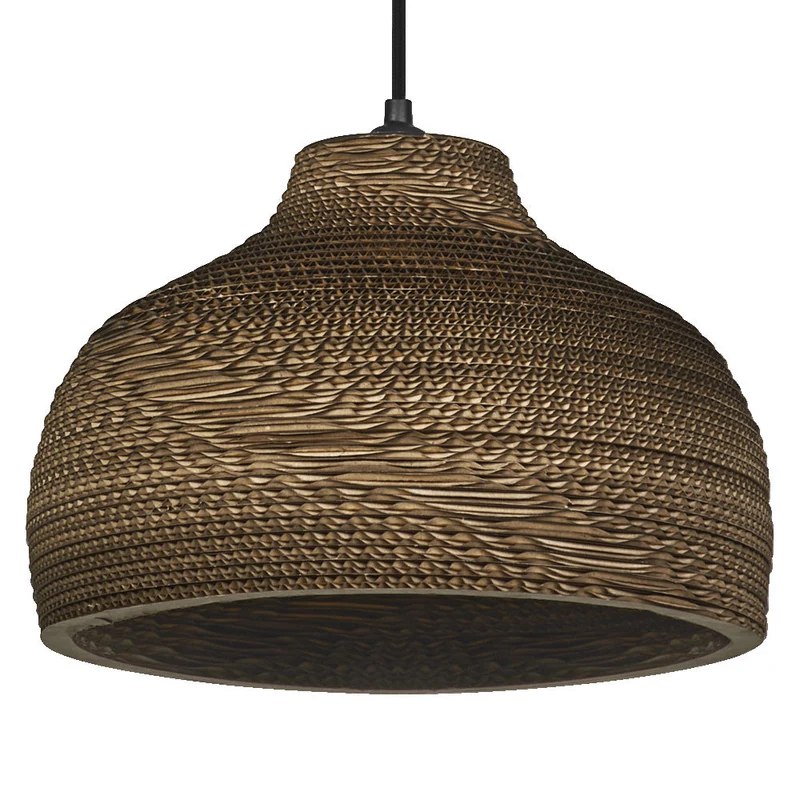 OSRAM DECOR Lampada a sospensione Decor Cappello di cartone marrone, E27
