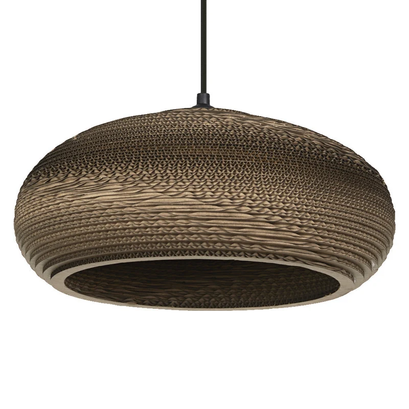 OSRAM DECOR Lampada a sospensione Decor Cardboard Drop marrone, E27