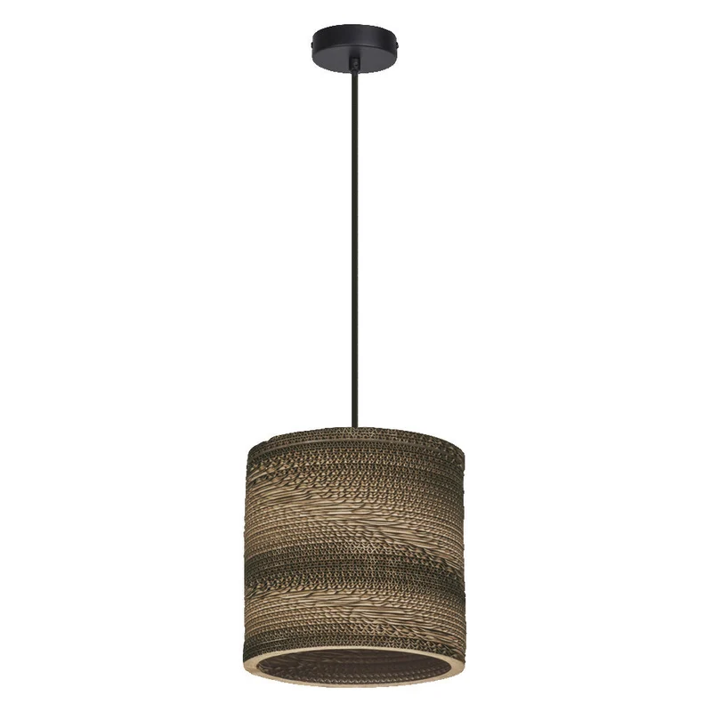 OSRAM DECOR Lampada a sospensione Decor Cilindro di cartone marrone, E27