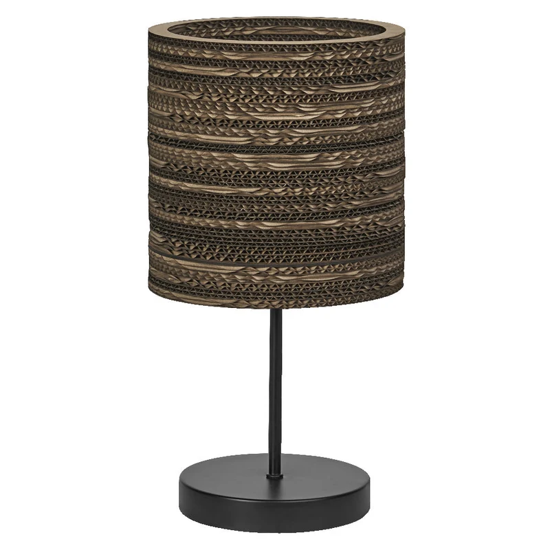 OSRAM DECOR Lampada da tavolo Decor Cartone Cilindro marrone, 200 mm