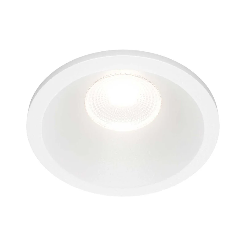 Zoom - Spot LED encastré étanche en aluminium, style industriel