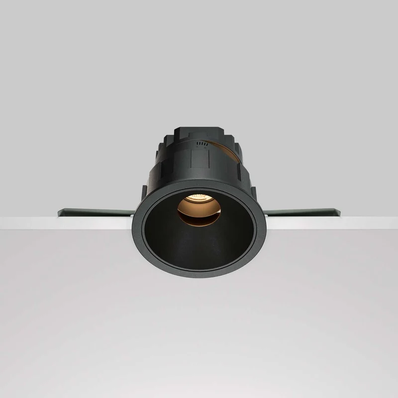 Wise - Spot LED encastré orientable wallwasher en aluminium et plastique, style industriel