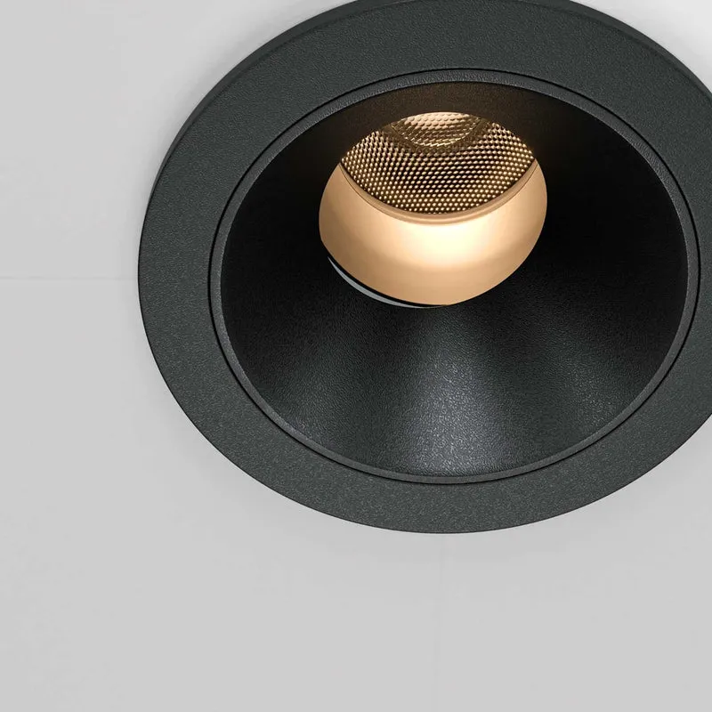 Wise - Spot LED encastré orientable wallwasher en aluminium et plastique, style industriel