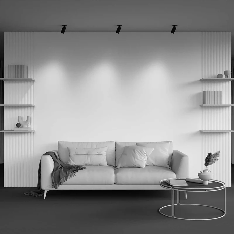 Calipso - Plafonnier spot orientable semi-encastré