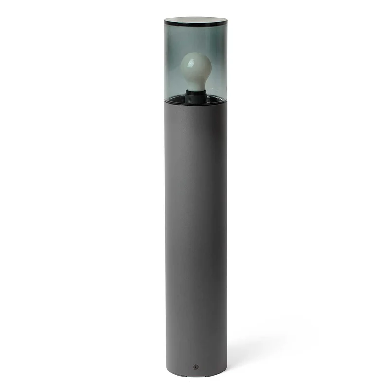 Kila - Borne extérieure en acier et verre, style contemporain