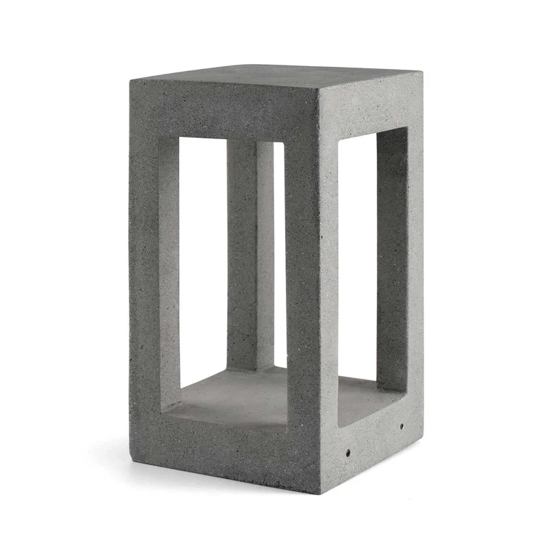 Pilo - Borne LED en béton, style contemporain