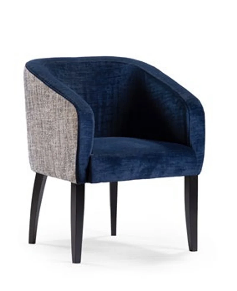 Casa Padrino Luxus Chesterfield Sessel Fray Tub 60 x 61 x H. 78 cm - Eleganter Wohnzimmer Sessel mit Echtleder - Chesterfield Wohnzimmer Möbel