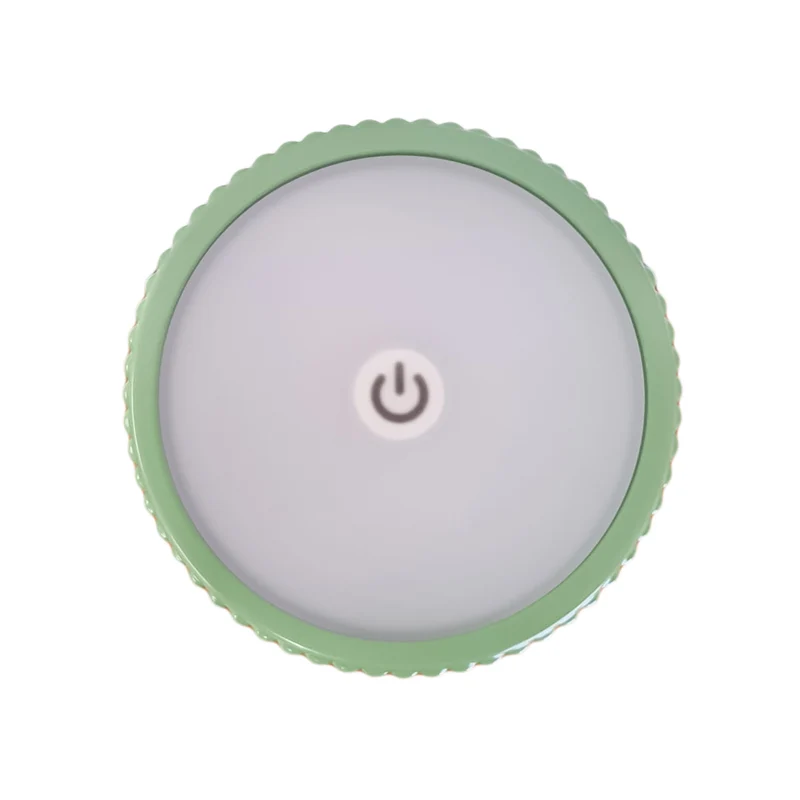 JOlight Lampada da tavolo LED a batteria ricaricabile, abajures verde in alluminio, interruttore touch, intensità luminosa dimmerabile