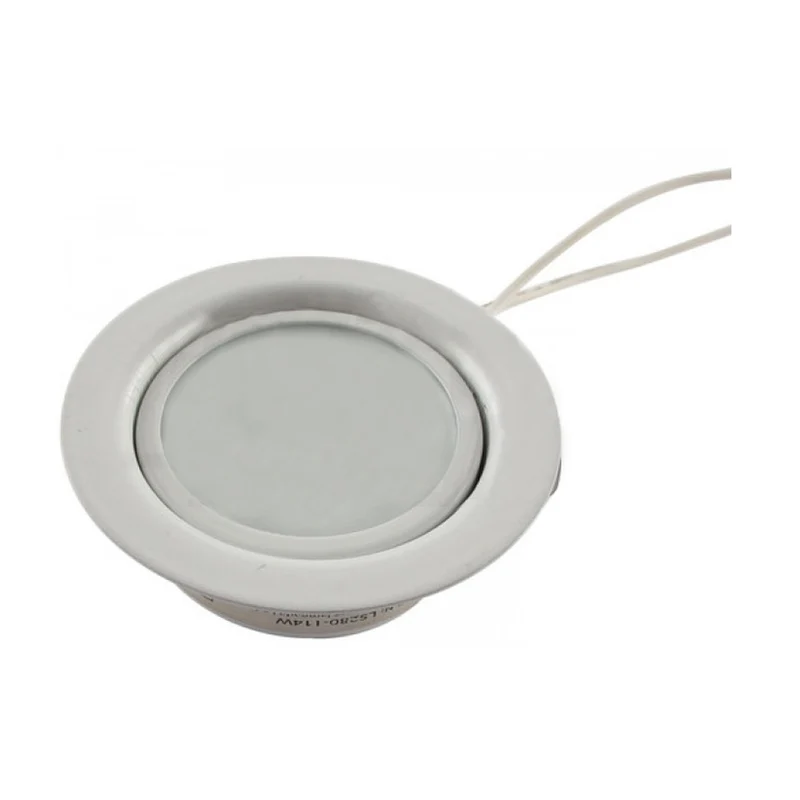 Alpha Elettronica Supporto bianco da incasso per lampada led, supporto lampada da incasso G4
