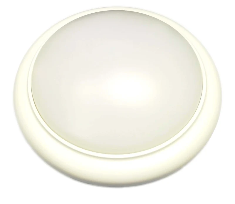 Corel Plafoniera tonda a LED, lampada da parete 15W, luce naturale 4000K, ø 180mm, protezione IP65