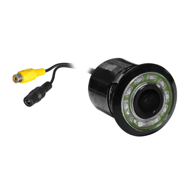 Alcapower Telecamera CCD da innesto con funzione mirror e visione notturna, resistente all'acqua, angolo di visione 120°