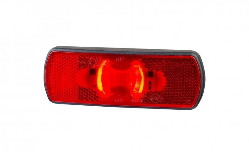 Indicatore LED rosso senza fissaggi visibili