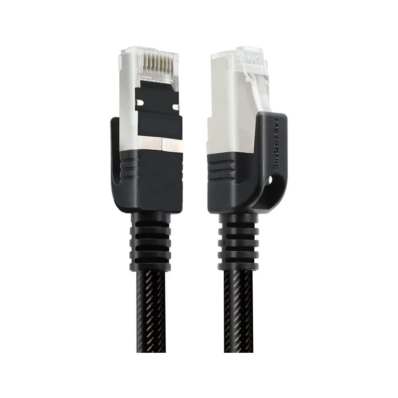 Metronic Cavo Ethernet RJ45 CAT 8 maschio/maschio intrecciato e schermatura S/FTP