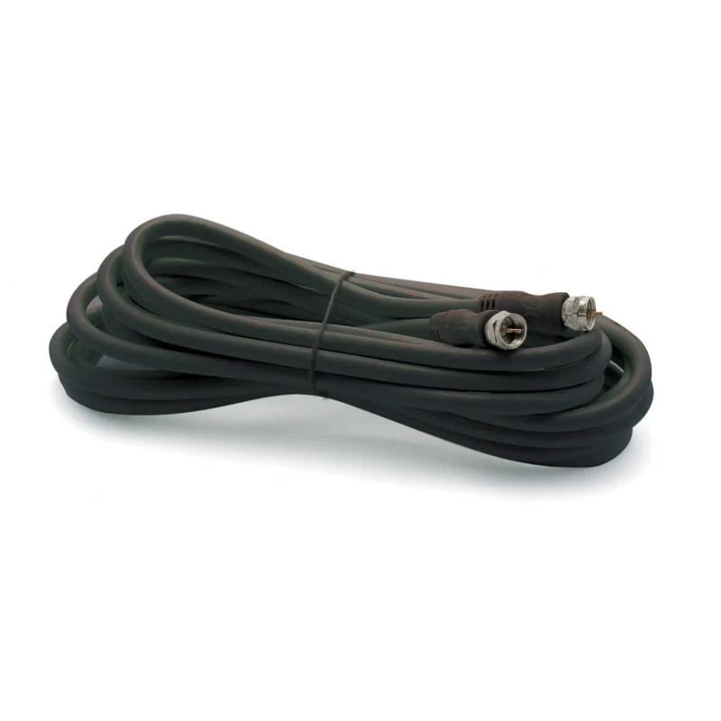 Metronic Cavo Prolunga coassiale SAT con spina F, cavo satellitare per antenna TV, 2 m