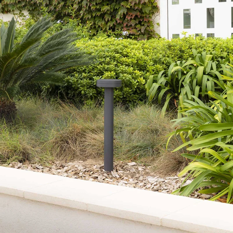 Espot - Borne LED en acier, style contemporain