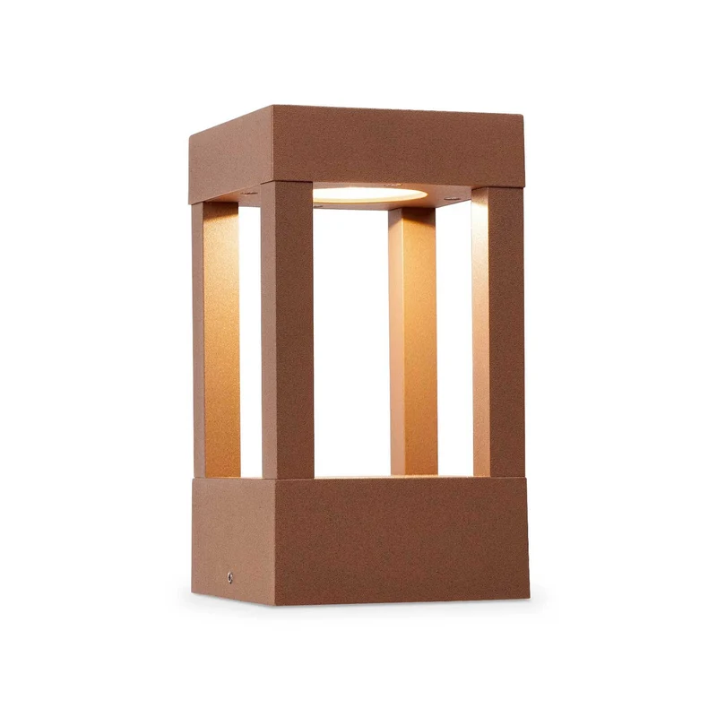 Agra - Potelet LED en acier, style contemporain