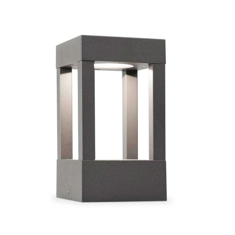Agra - Potelet LED en acier, style contemporain