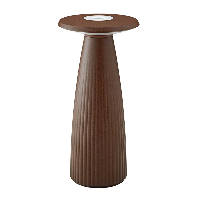 Nuflair - Lampe à poser LED sans fil IP54 en acier laqué, style contemporain