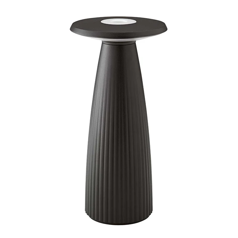 Nuflair - Lampe à poser LED sans fil IP54 en acier laqué, style contemporain