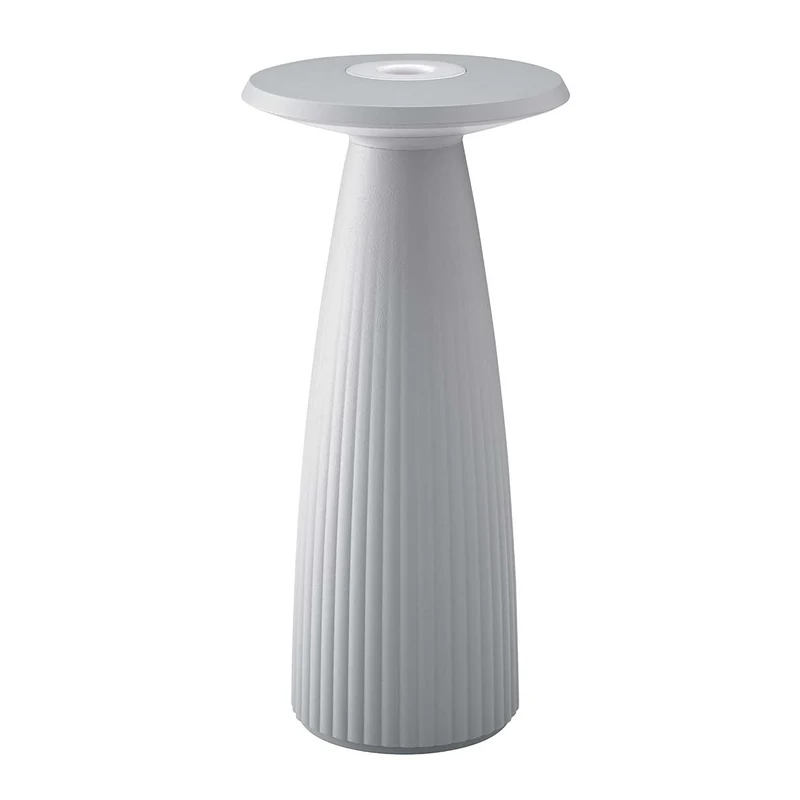 Nuflair - Lampe à poser LED sans fil IP54 en acier laqué, style contemporain