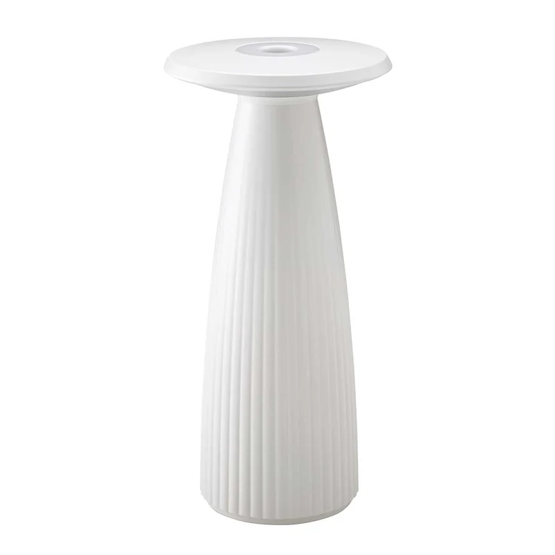 Nuflair - Lampe à poser LED sans fil IP54 en acier laqué, style contemporain