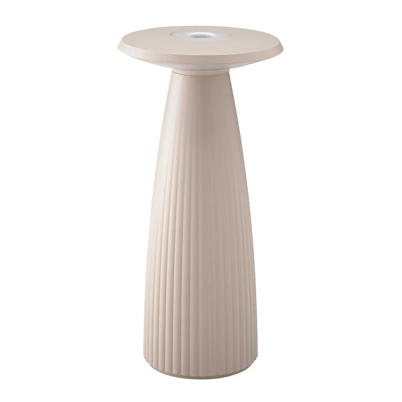 Nuflair - Lampe à poser LED sans fil IP54 en acier laqué, style contemporain