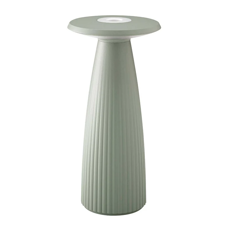 Nuflair - Lampe à poser LED sans fil IP54 en acier laqué, style contemporain