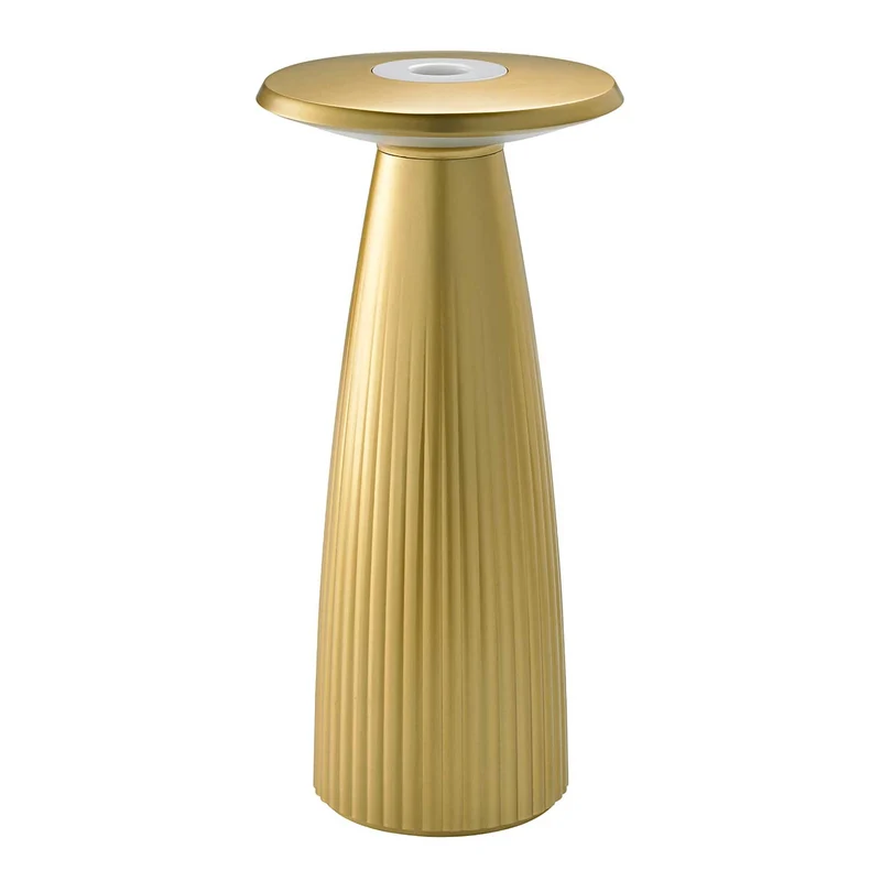 Nuflair - Lampe à poser LED sans fil IP54 en acier laqué, style contemporain