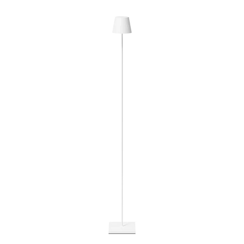 Nuindie - Lampadaire LED sans fil IP54 en acier laqué, style minimaliste