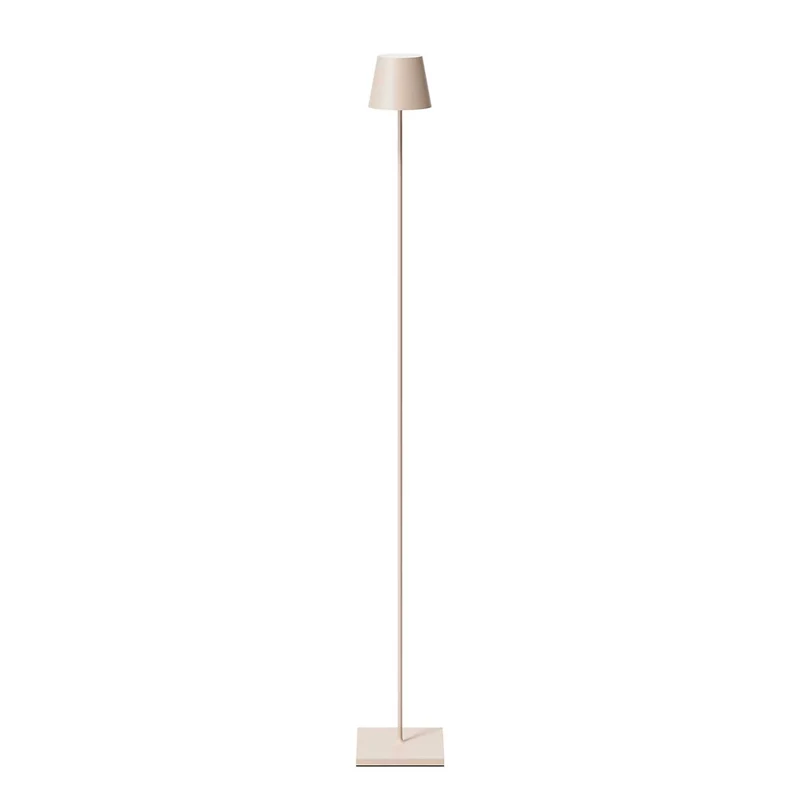 Nuindie - Lampadaire LED sans fil IP54 en acier laqué, style minimaliste