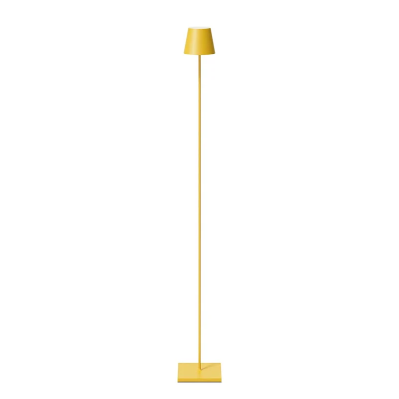 Nuindie - Lampadaire LED sans fil IP54 en acier laqué, style minimaliste