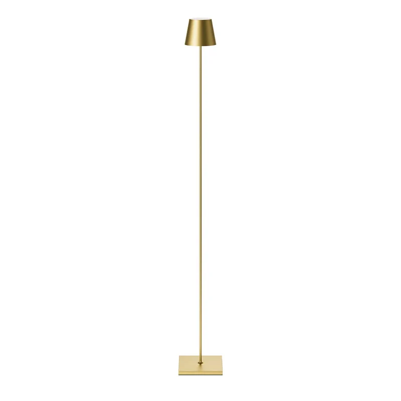Nuindie - Lampadaire LED sans fil IP54 en acier laqué, style minimaliste