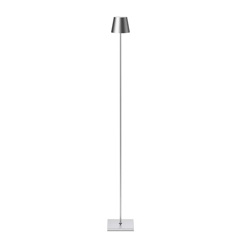 Nuindie - Lampadaire LED sans fil IP54 en acier laqué, style minimaliste