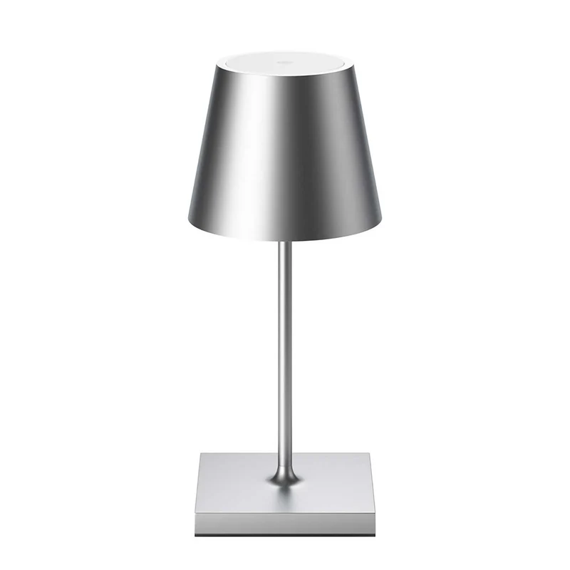 Nuindie - Lampe à poser LED sans fil 25 cm IP54 en acier laqué, style minimaliste
