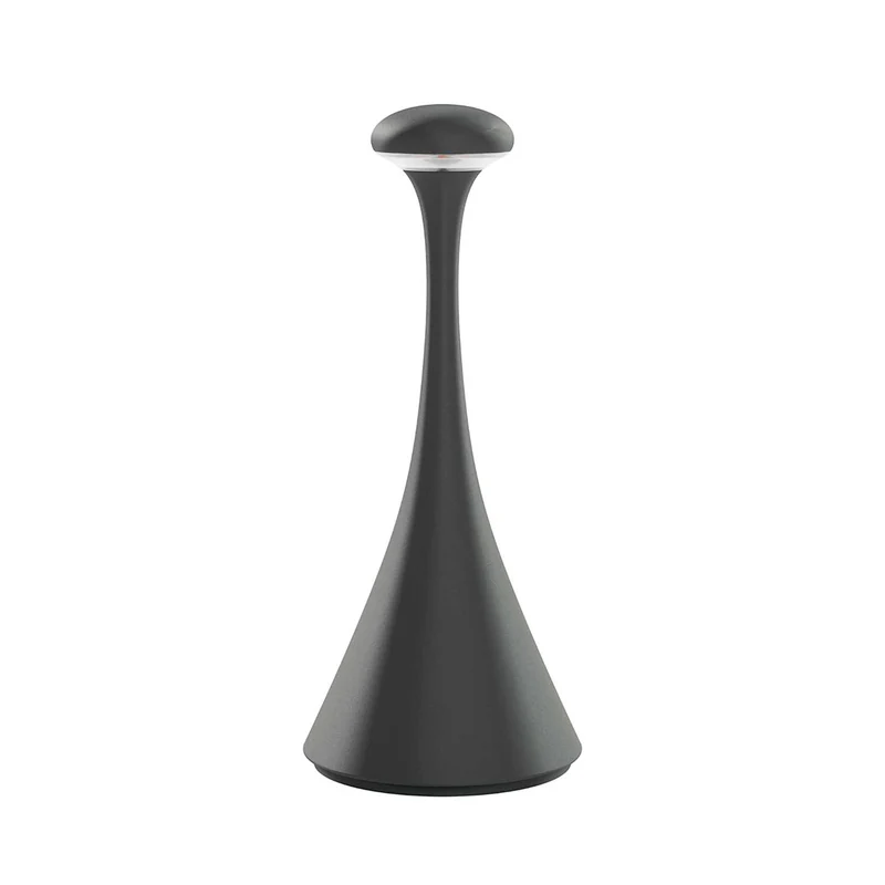 Nudrop - Lampe à poser LED sans fil IP54 en acier laqué, style minimaliste