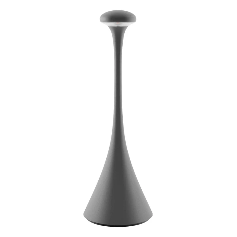 Nudrop - Lampe à poser LED sans fil IP54 en acier laqué, style minimaliste
