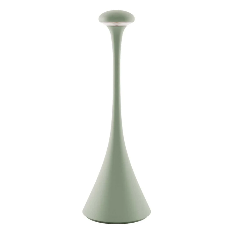 Nudrop - Lampe à poser LED sans fil IP54 en acier laqué, style minimaliste