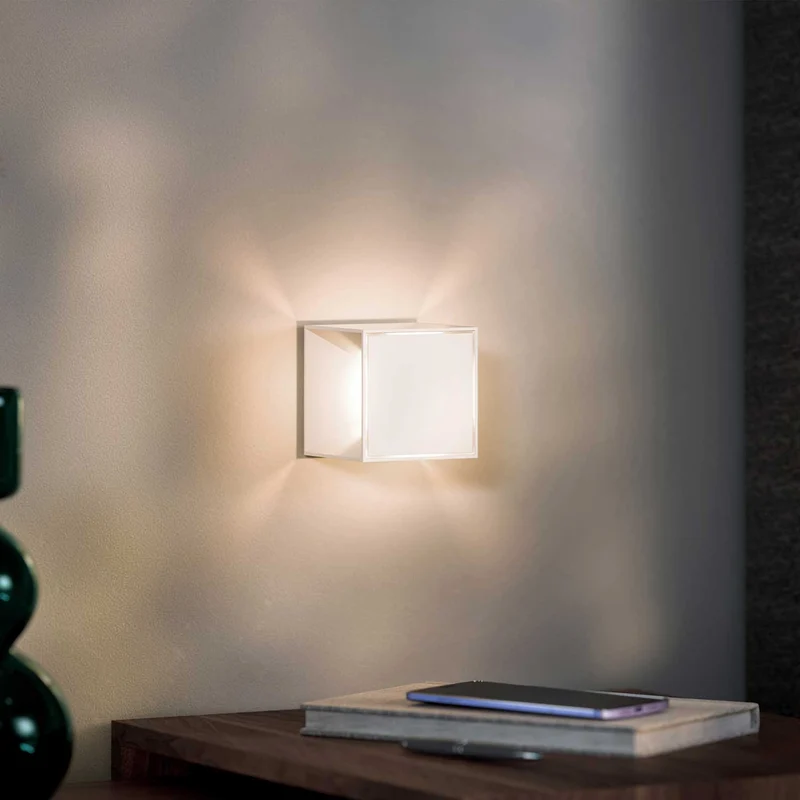 Nutalis - Lampe à poser LED sans fil IP54 en acier laqué, style minimaliste