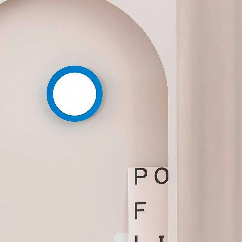 May - Applique murale LED en acier et verre, style contemporain